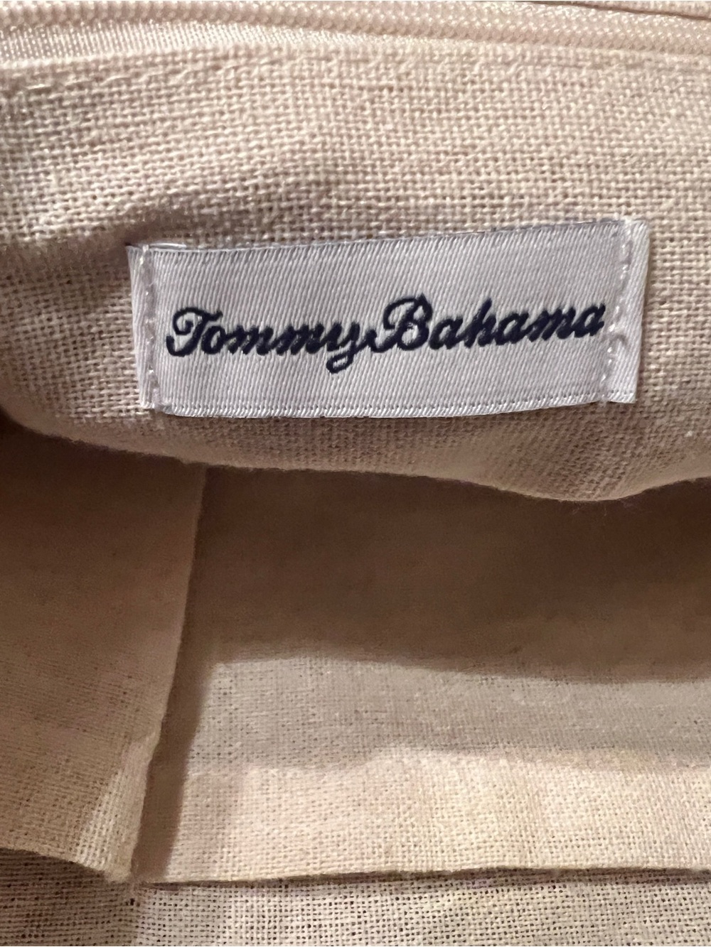 Tommy Bahama Brown Woven Straw Tote with Tassel - Picture 4 of 6